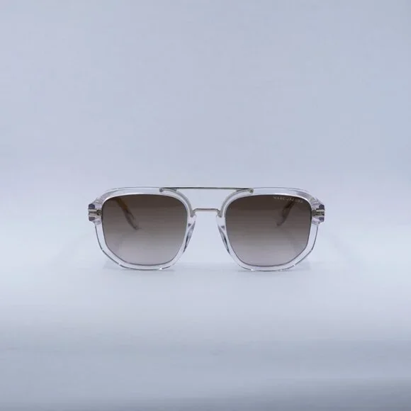 🕶️ New Marc Jacobs MARC588/S 0900HA Sunglasses -Crystal Frame, Brown Lenses - Picture 2 of 11